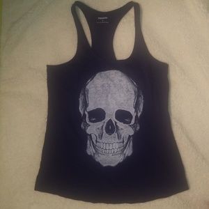 Women's Express racerback skull tank